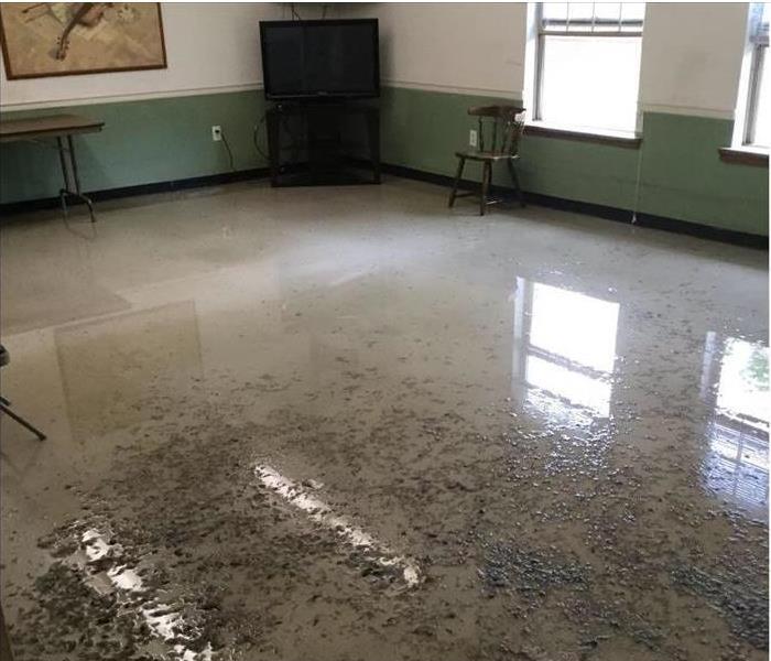 Before Commercial Water Damage