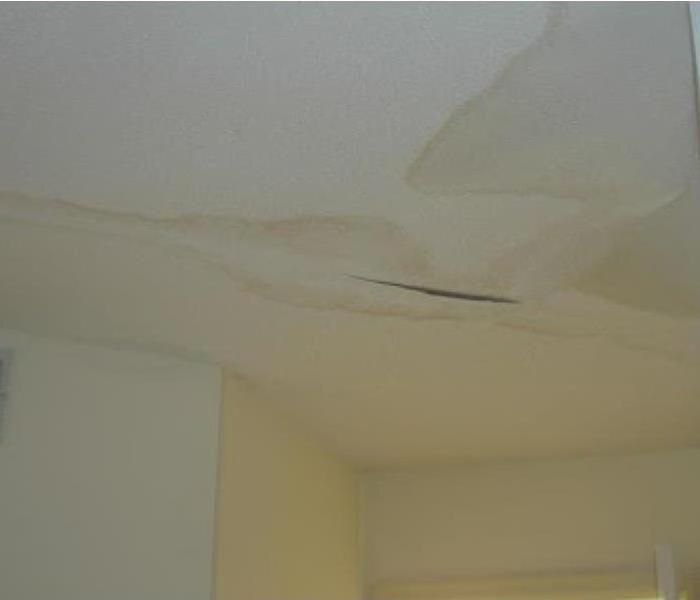 Damaged Ceiling From Storm